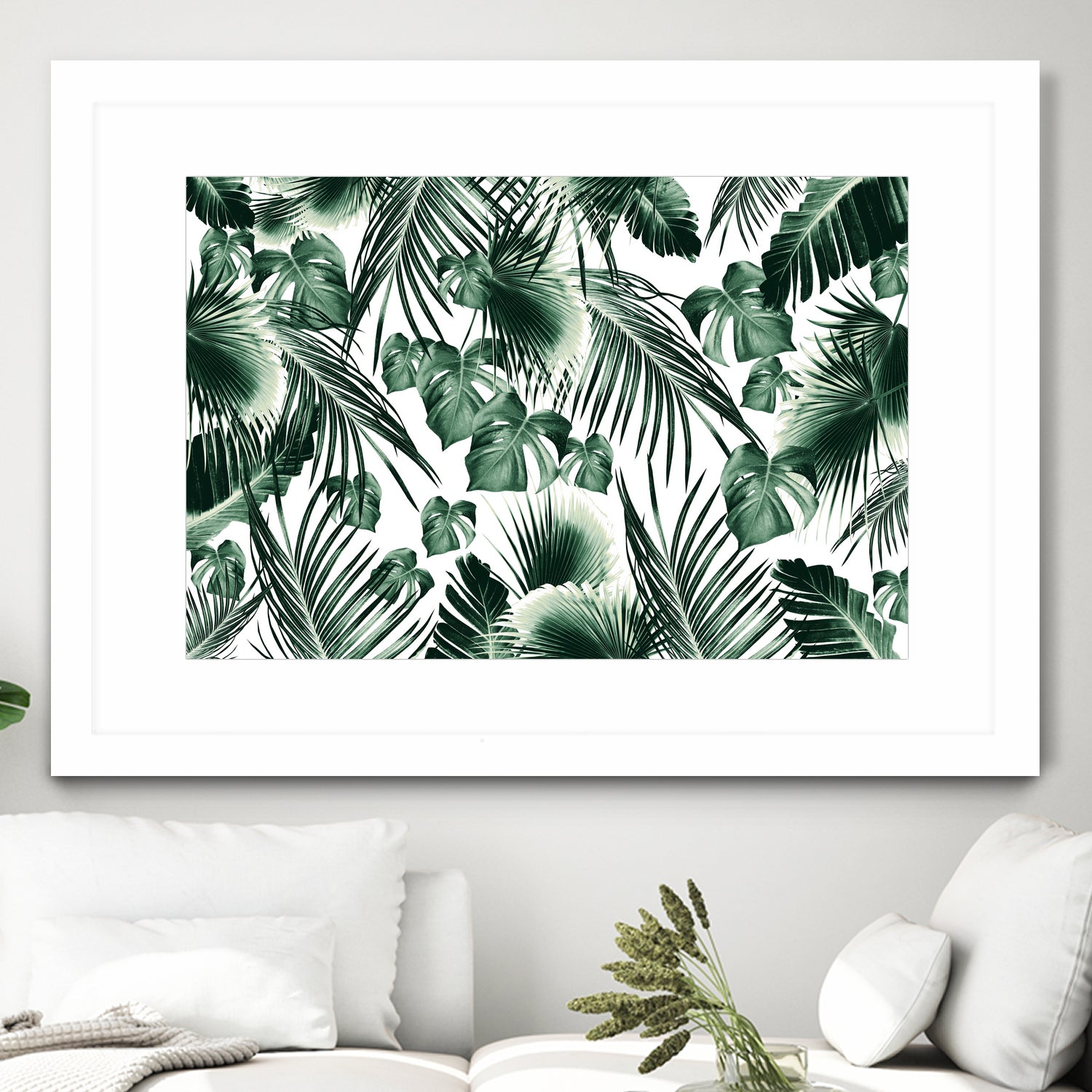 Tropical Jungle Leaves 7 by Anitas Bellas Art on GIANT ART - green botanical leaves