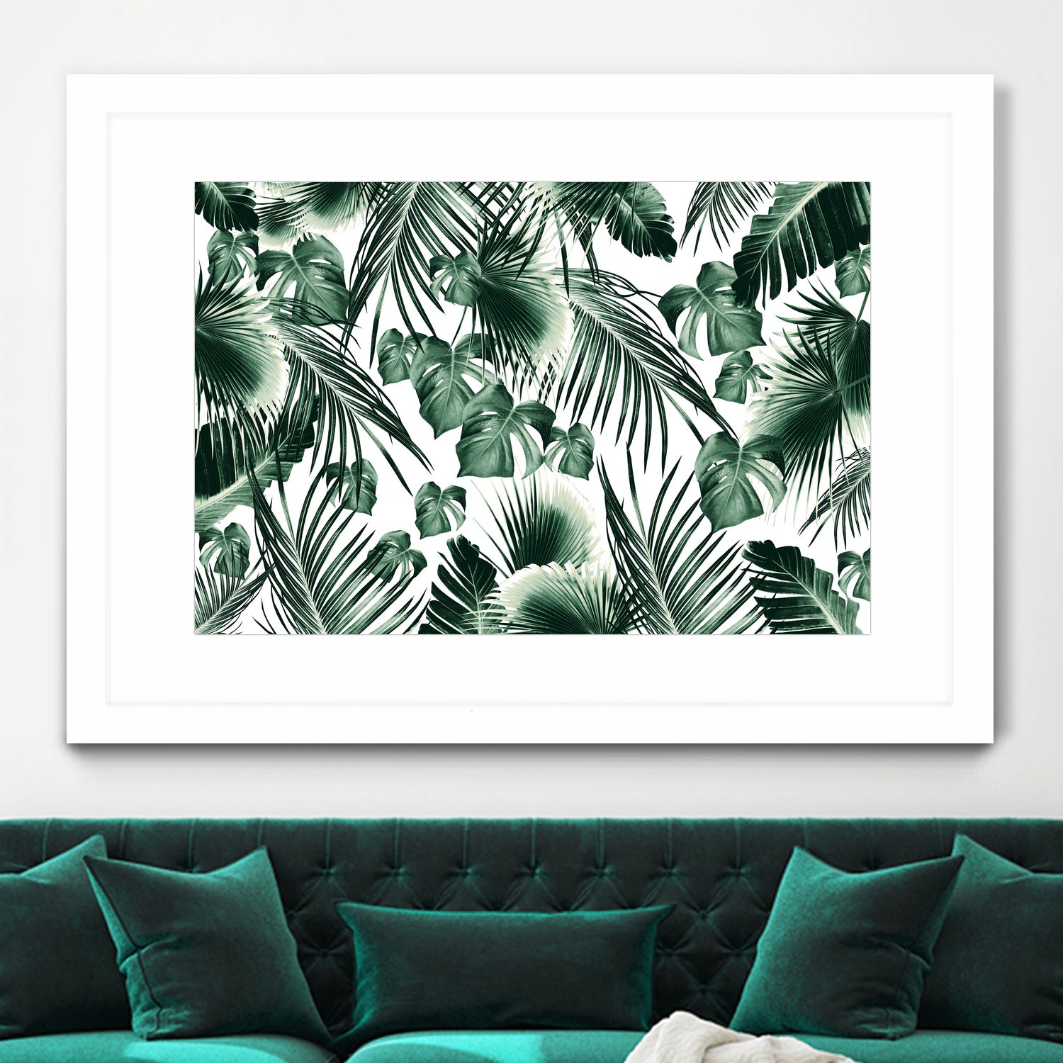 Tropical Jungle Leaves 7 by Anitas Bellas Art on GIANT ART - green botanical leaves