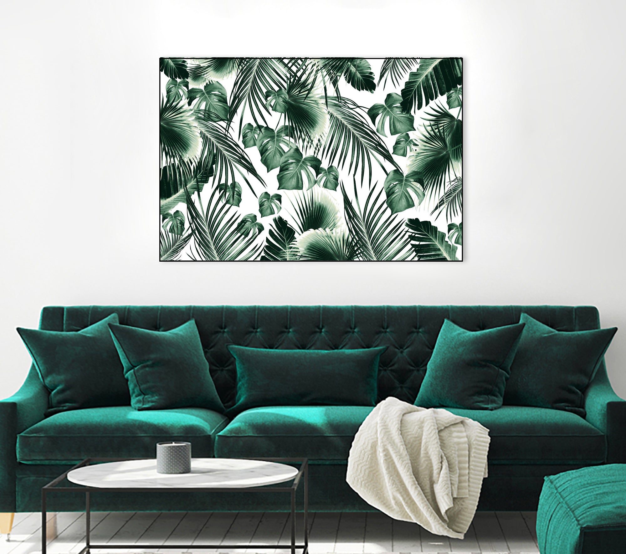 Tropical Jungle Leaves 7 by Anitas Bellas Art on GIANT ART - green botanical leaves