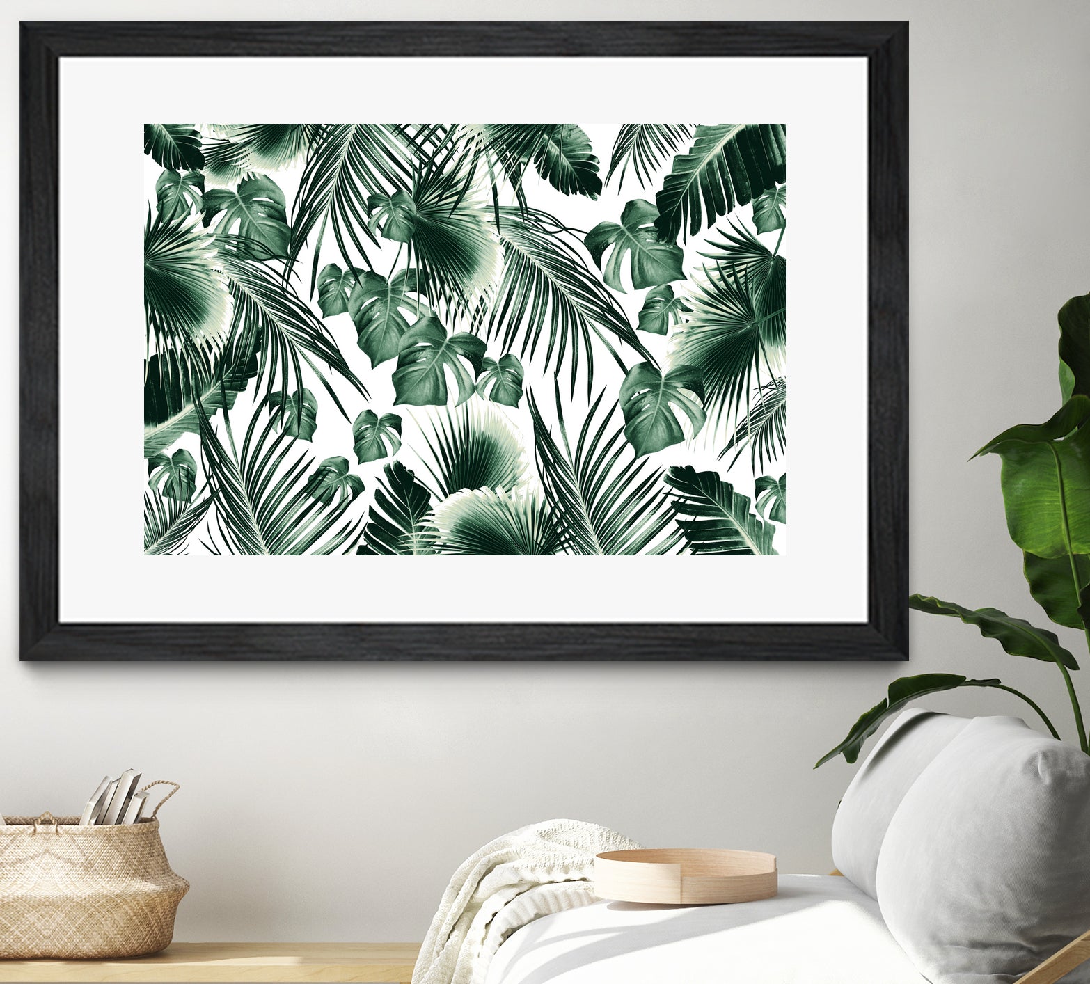 Tropical Jungle Leaves 7 by Anitas Bellas Art on GIANT ART - green botanical leaves