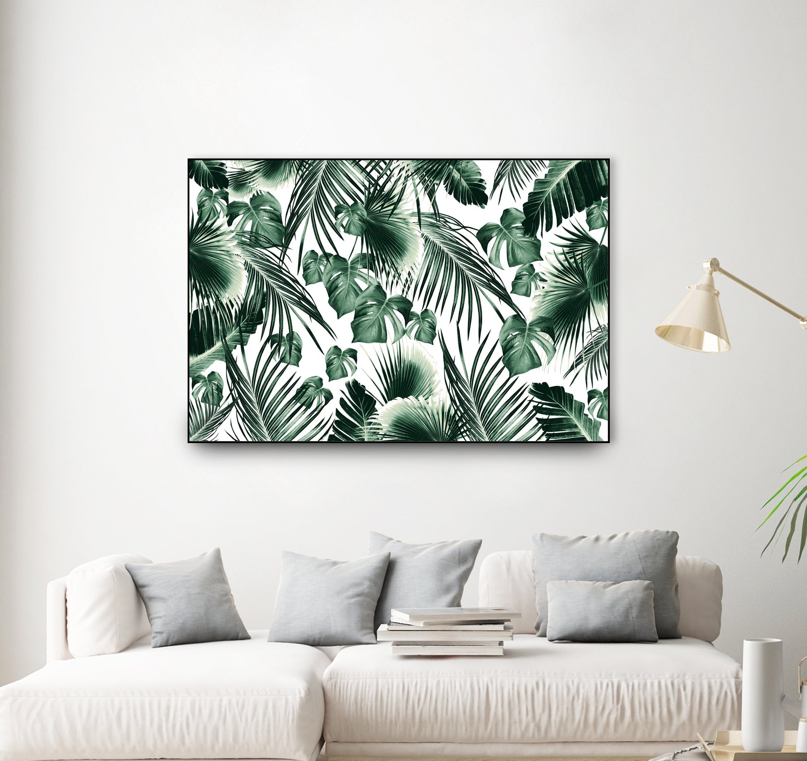 Tropical Jungle Leaves 7 by Anitas Bellas Art on GIANT ART - green botanical leaves