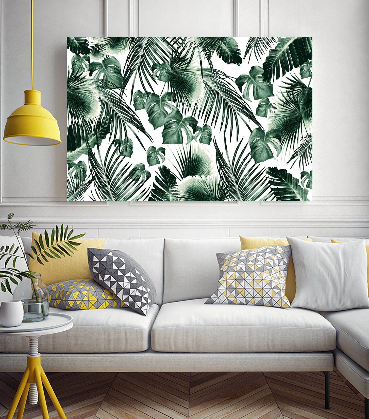 Tropical Jungle Leaves 7 by Anitas Bellas Art on GIANT ART - green botanical leaves