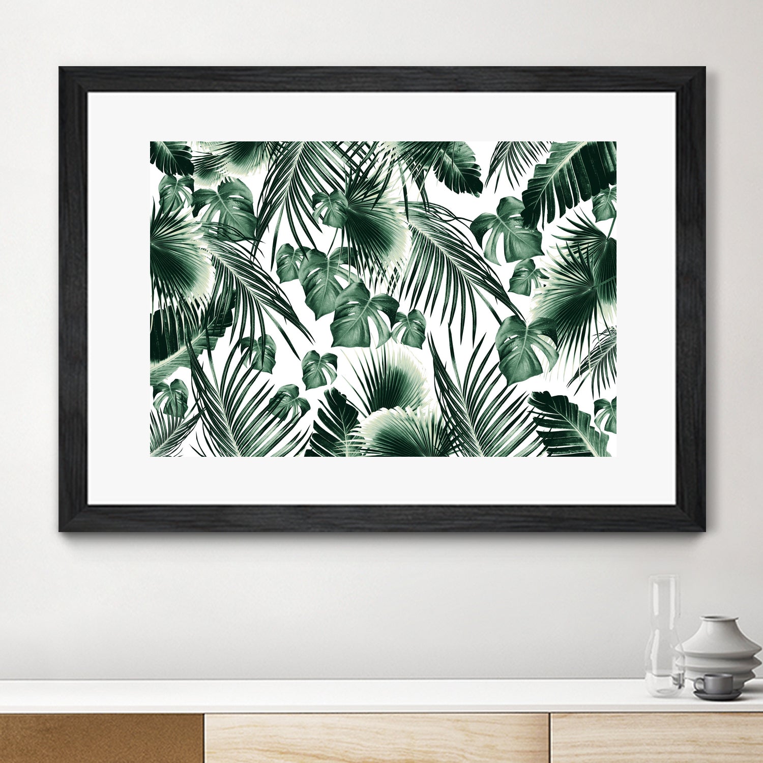 Tropical Jungle Leaves 7 by Anitas Bellas Art on GIANT ART - green botanical leaves