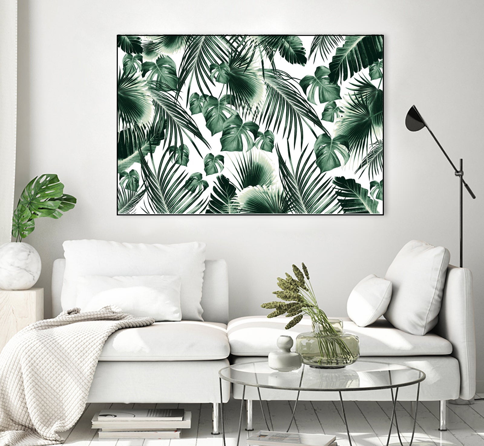 Tropical Jungle Leaves 7 by Anitas Bellas Art on GIANT ART - green botanical leaves