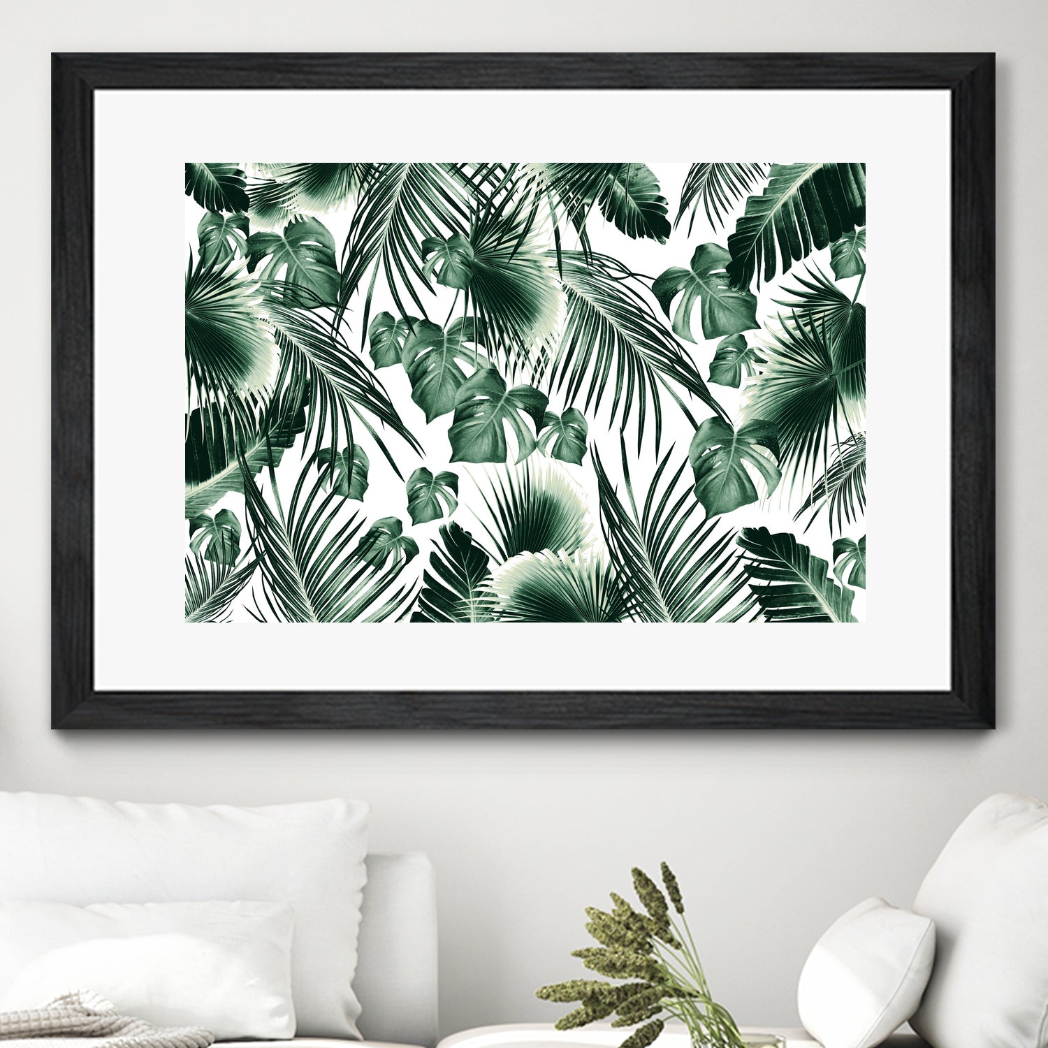 Tropical Jungle Leaves 7 by Anitas Bellas Art on GIANT ART - green botanical leaves