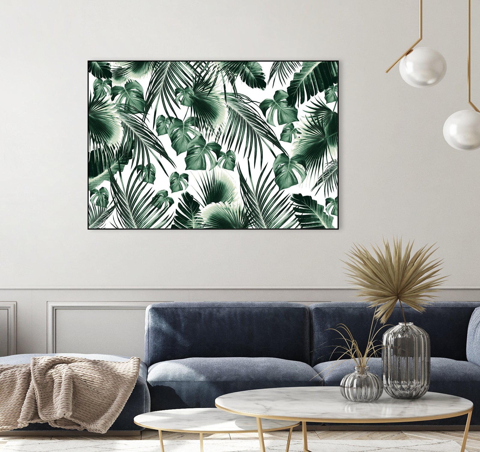 Tropical Jungle Leaves 7 by Anitas Bellas Art on GIANT ART - green botanical leaves