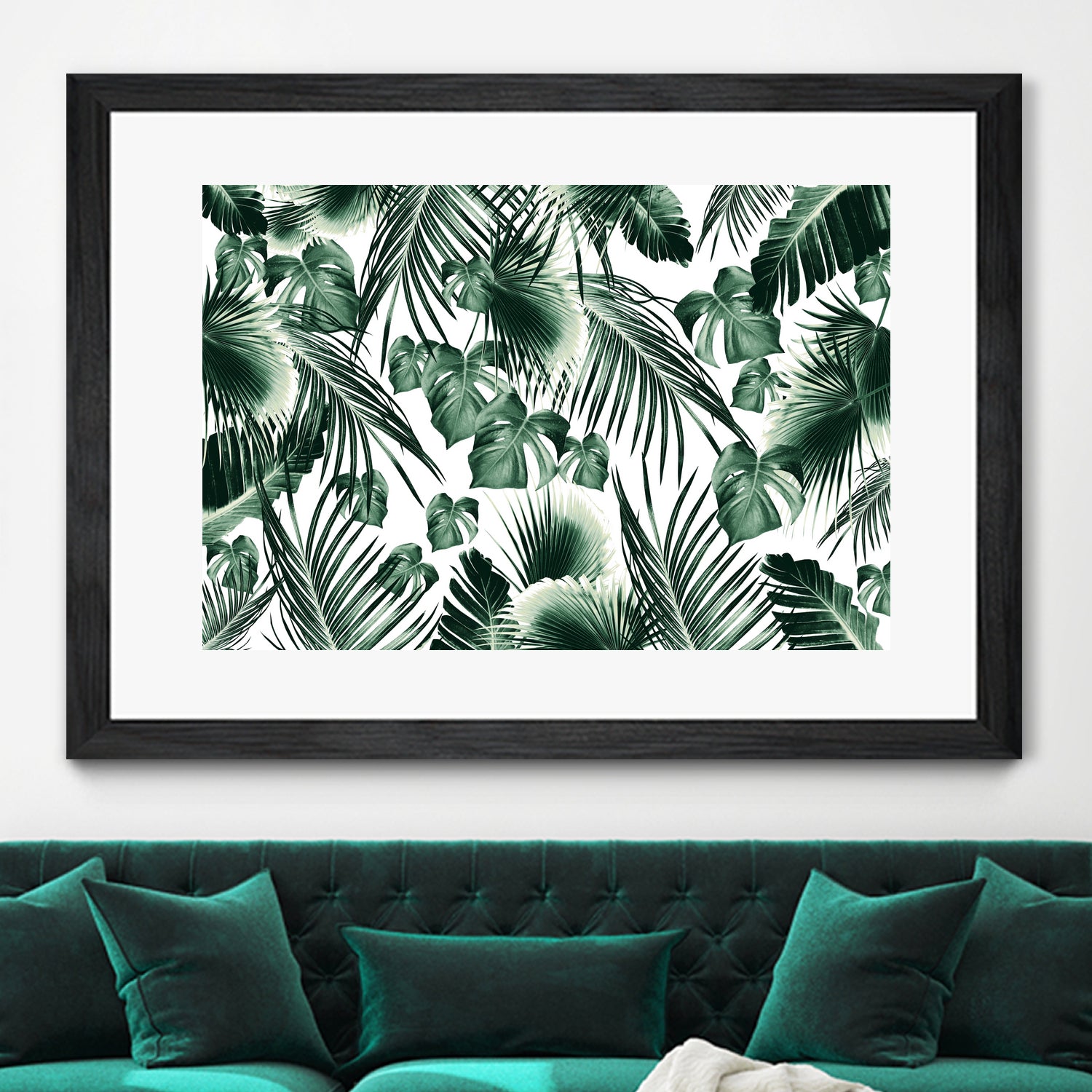 Tropical Jungle Leaves 7 by Anitas Bellas Art on GIANT ART - green botanical leaves