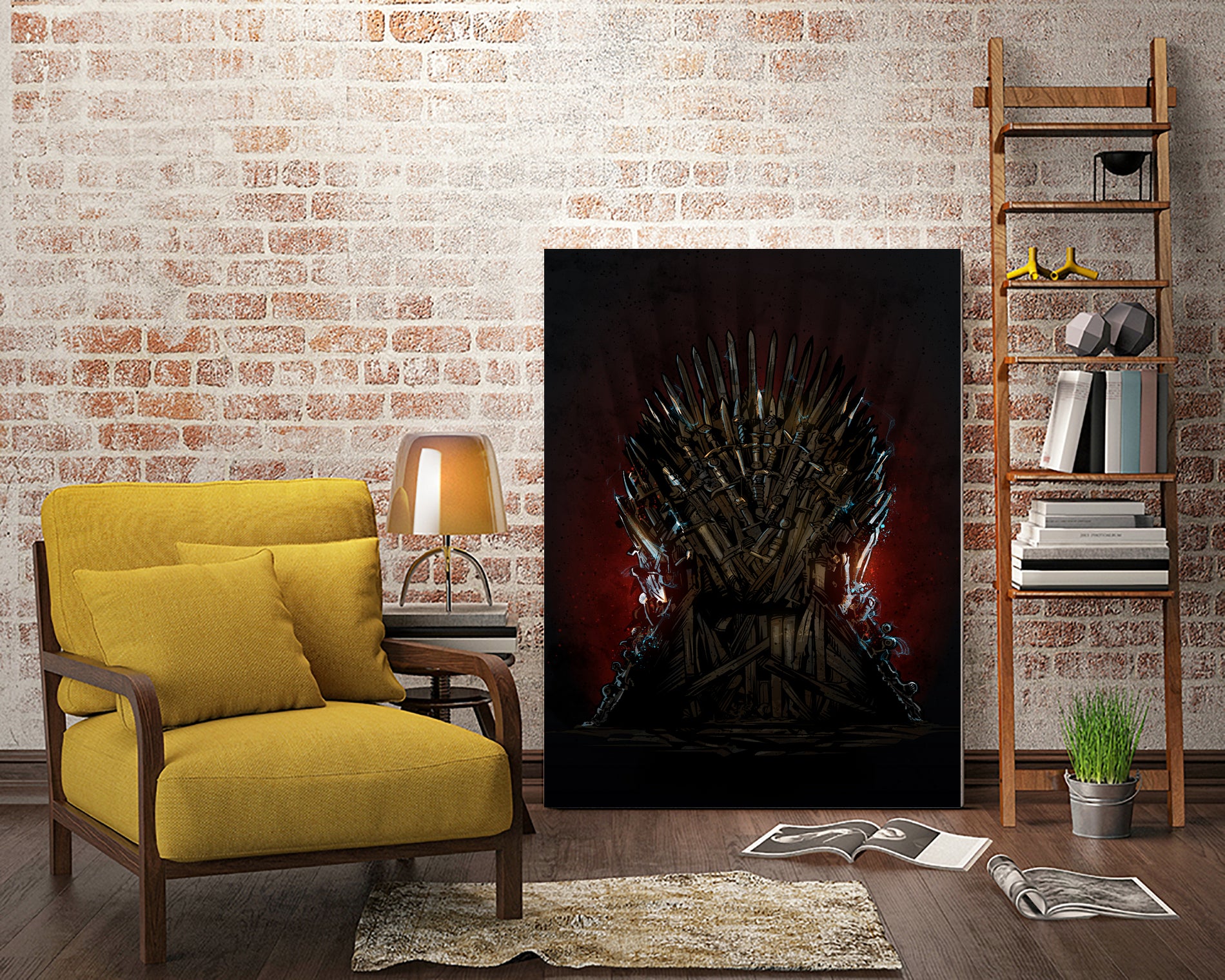 Iron Throne by Nikita Abakumov on GIANT ART - black digital painting