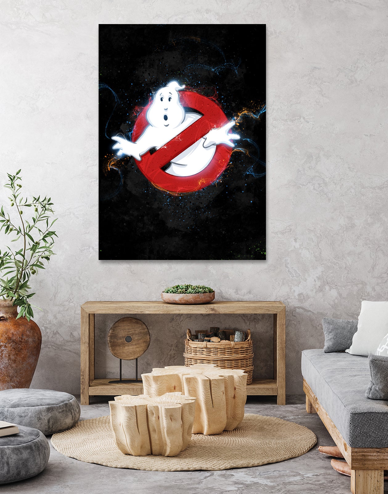 Ghostbusters by Nikita Abakumov on GIANT ART - black digital painting