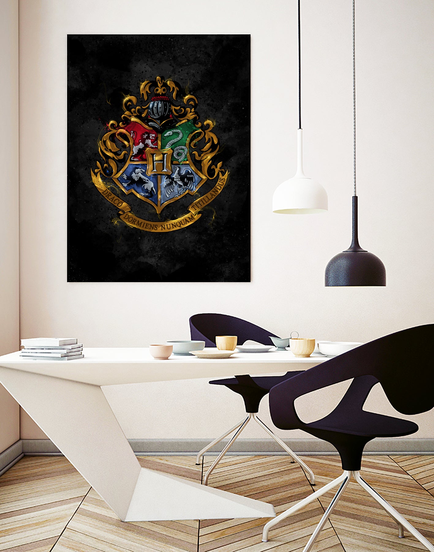 Hogwarts by Nikita Abakumov on GIANT ART - black digital painting