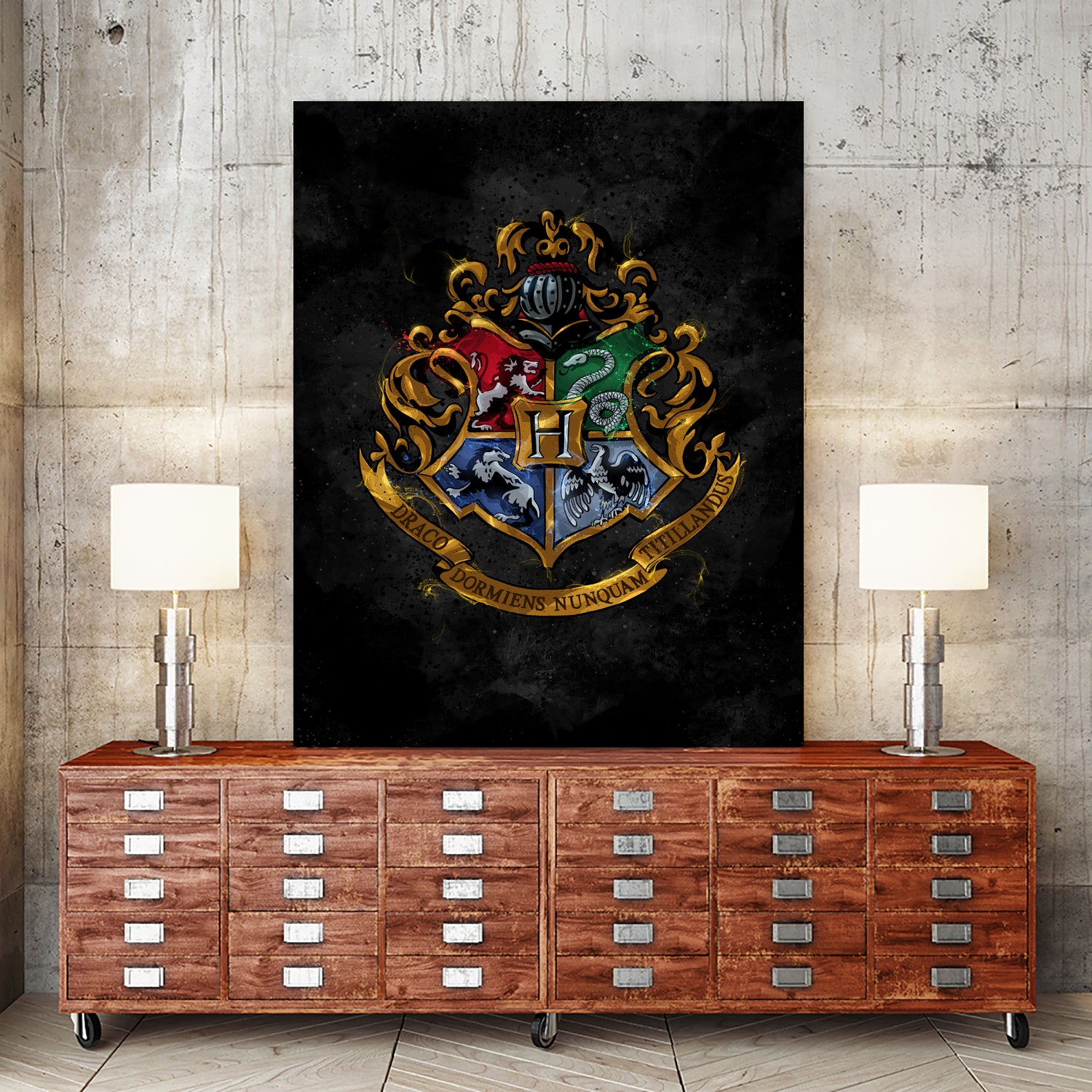 Hogwarts by Nikita Abakumov on GIANT ART - black digital painting