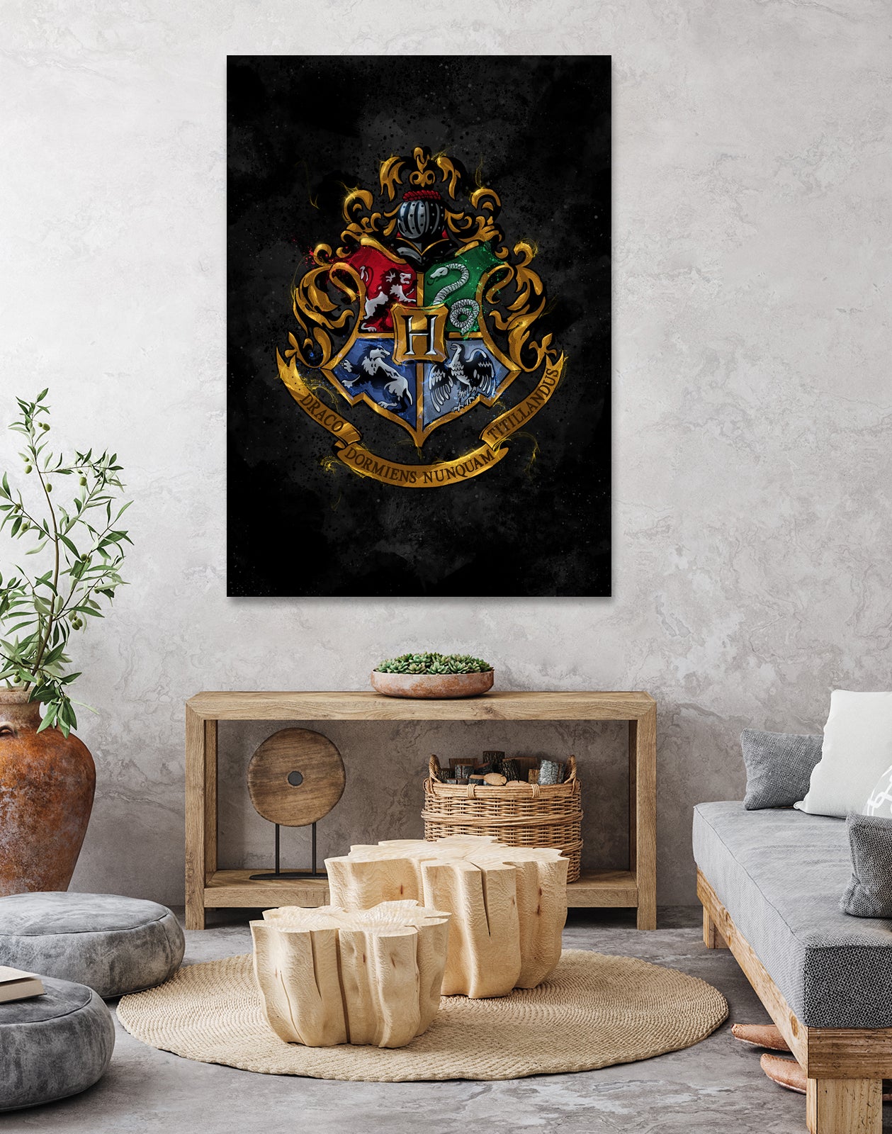 Hogwarts by Nikita Abakumov on GIANT ART - black digital painting