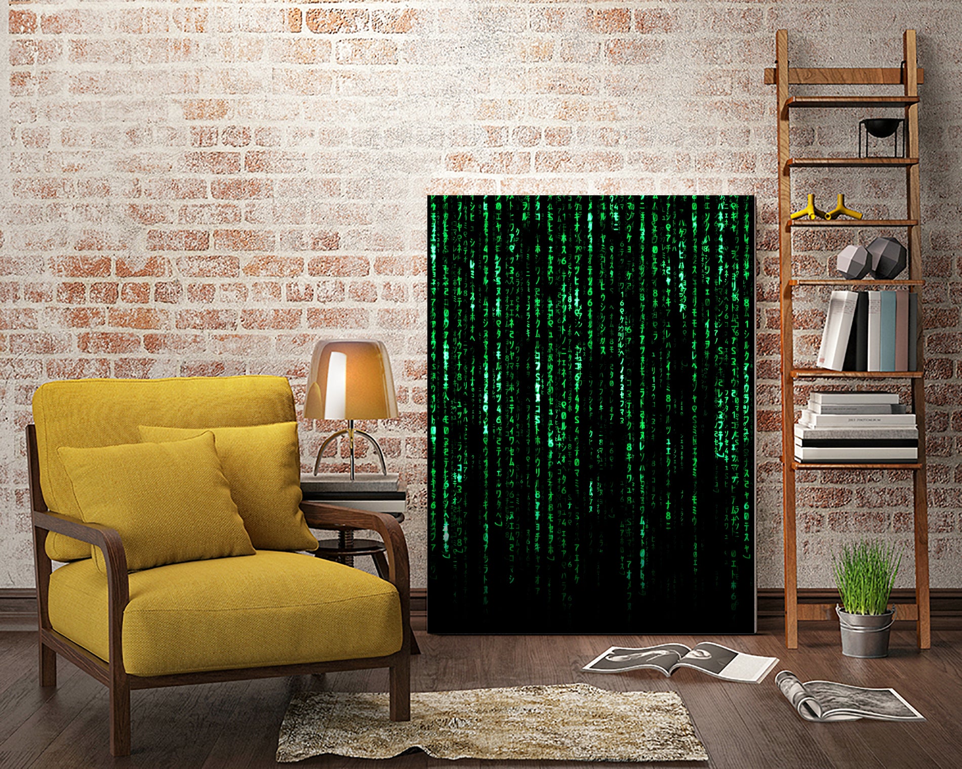 The Matrix Code by Nikita Abakumov on GIANT ART - black digital painting