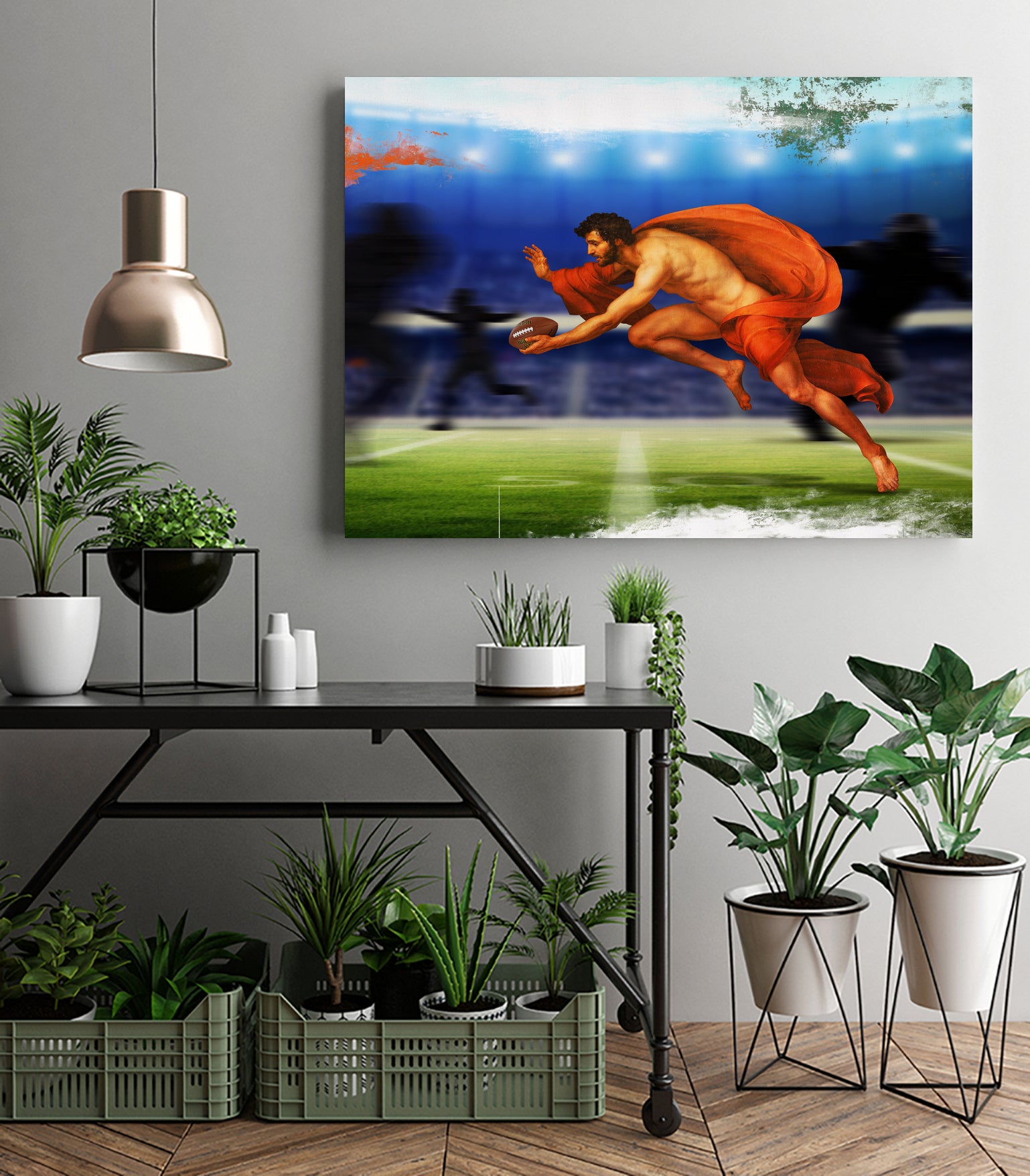 The Player by José Luis Guerrero on GIANT ART - red photo manipulation