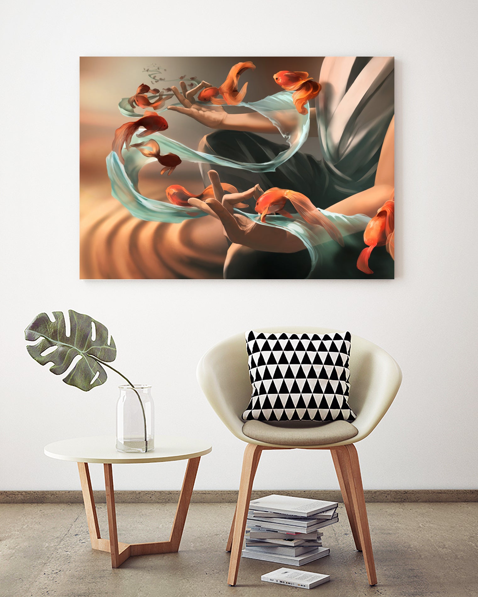 Inspiration Expiration by Cyril Rolando on GIANT ART - yellow digital painting