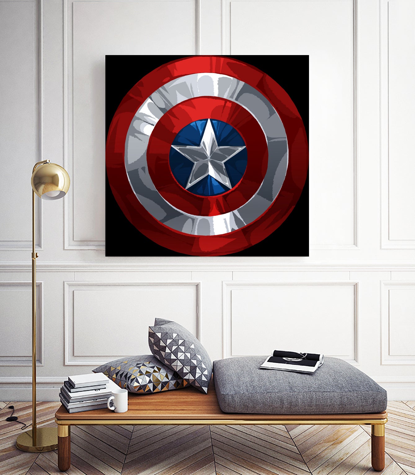 The Shield by Nikita Abakumov on GIANT ART - black digital painting