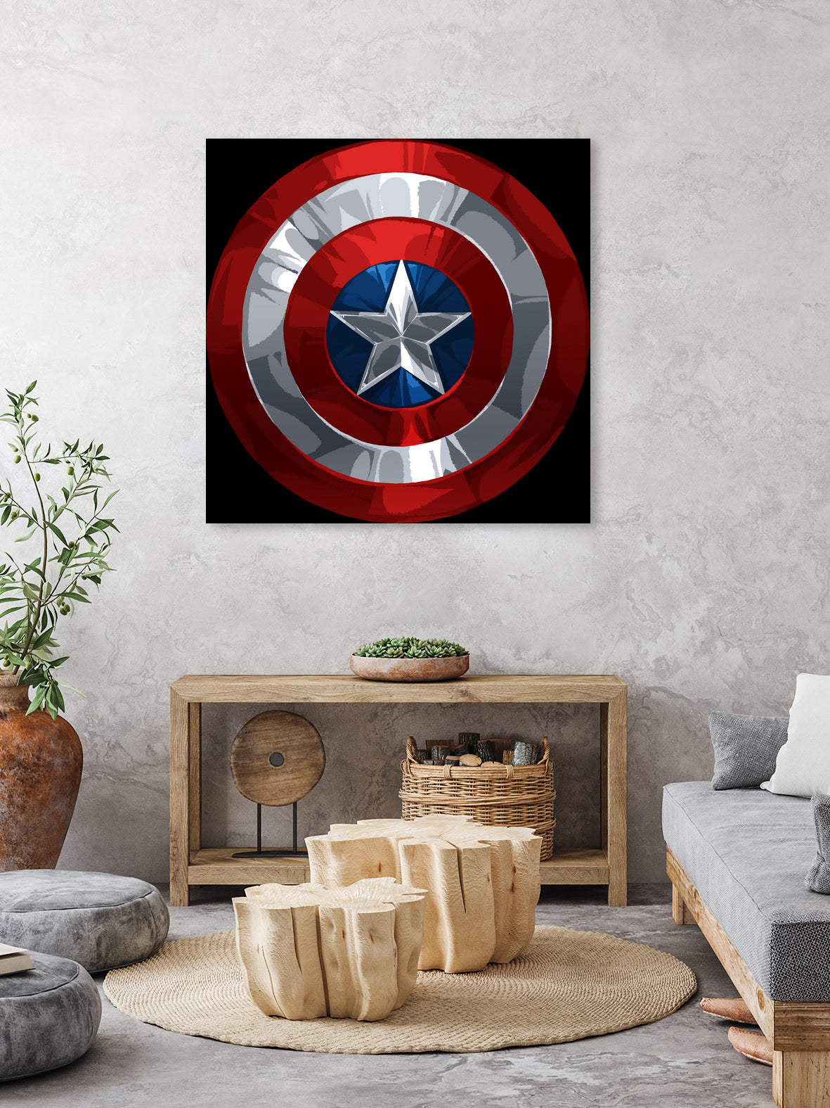 The Shield by Nikita Abakumov on GIANT ART - black digital painting