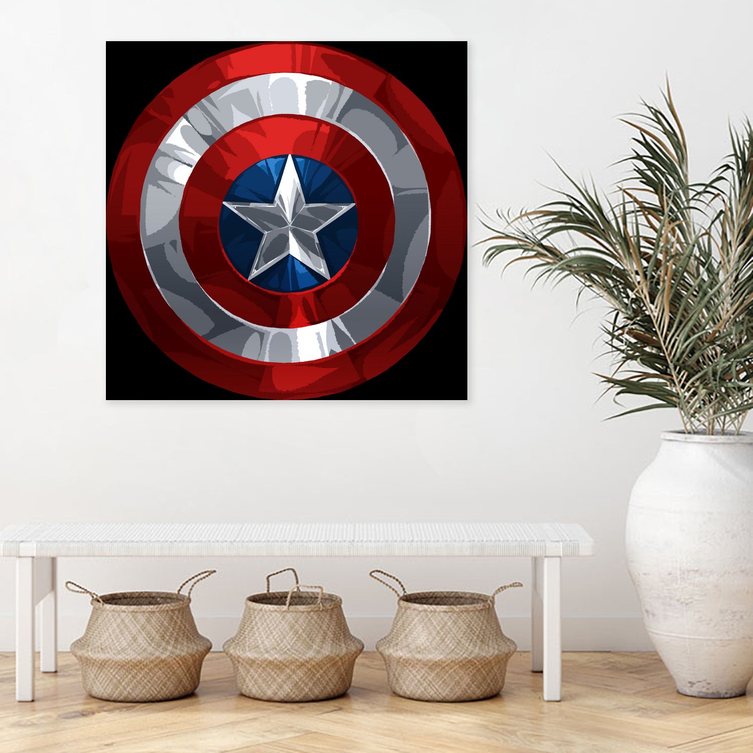 The Shield by Nikita Abakumov on GIANT ART - black digital painting