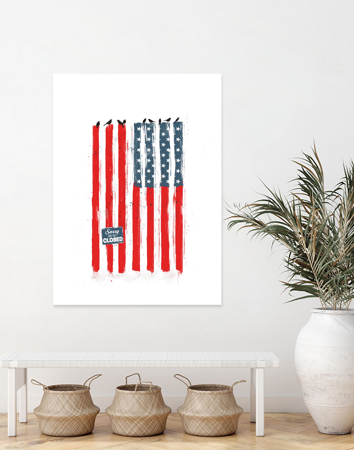 Sorry We're Closed by Solti Balázs on GIANT ART - white digital painting