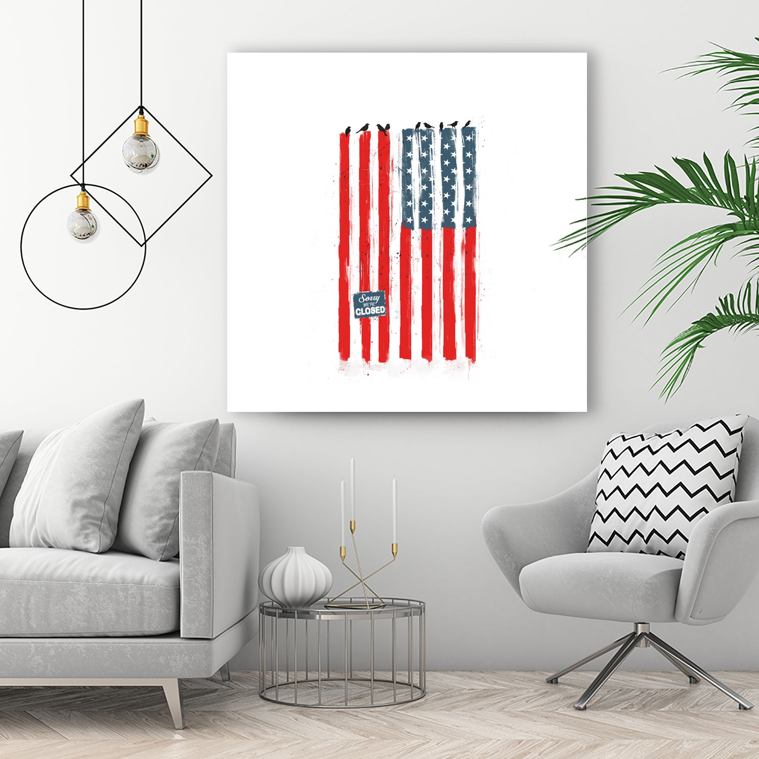 Sorry We're Closed by Solti Balázs on GIANT ART - white digital painting