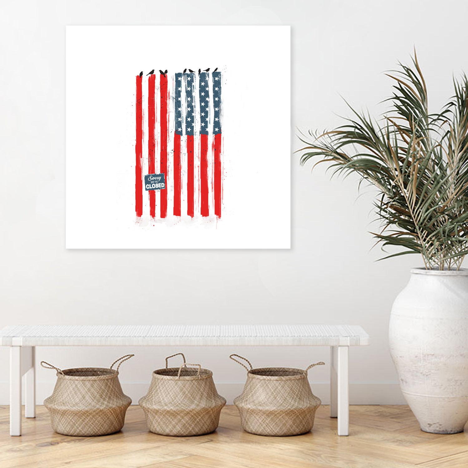 Sorry We're Closed by Solti Balázs on GIANT ART - white digital painting