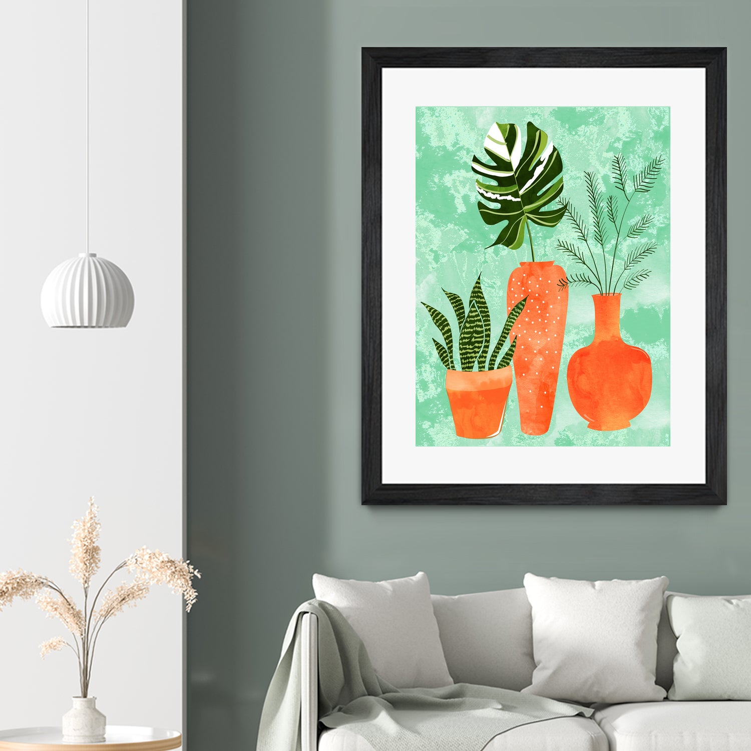 Water My Plants by Uma Gokhale on GIANT ART - green digital painting