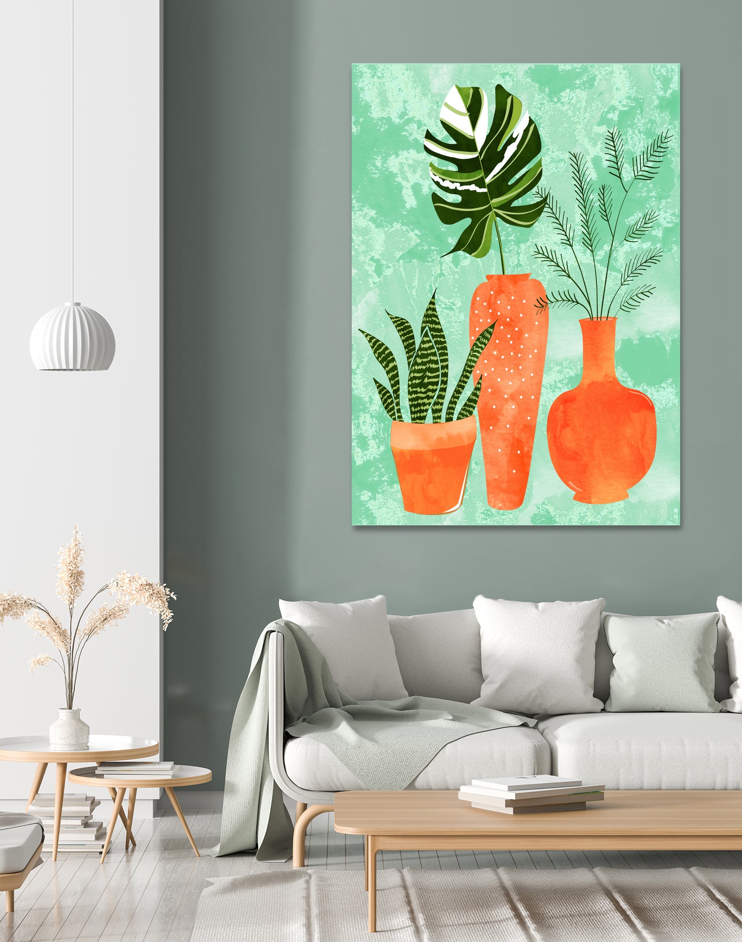 Water My Plants by Uma Gokhale on GIANT ART - green digital painting