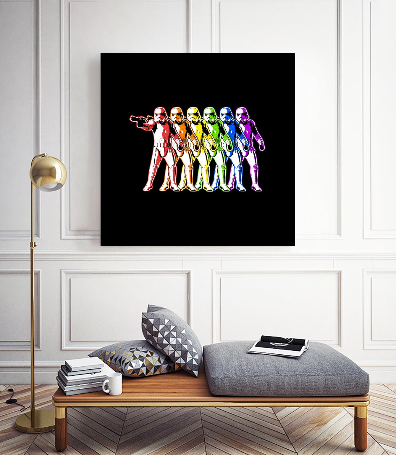 Stormtrooper | Pop Art by William Cuccio on GIANT ART - black digital painting