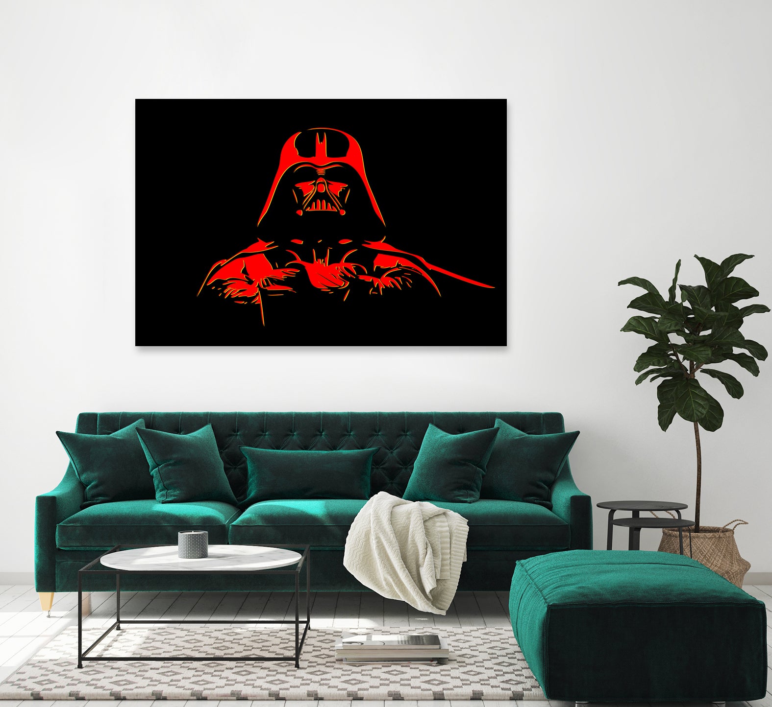 Darth Vader | Pop Art by William Cuccio on GIANT ART - black digital painting