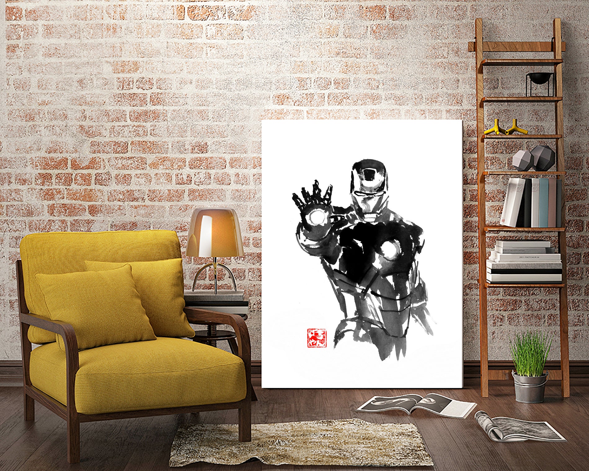 iron man by philippe imbert on GIANT ART - black character design
