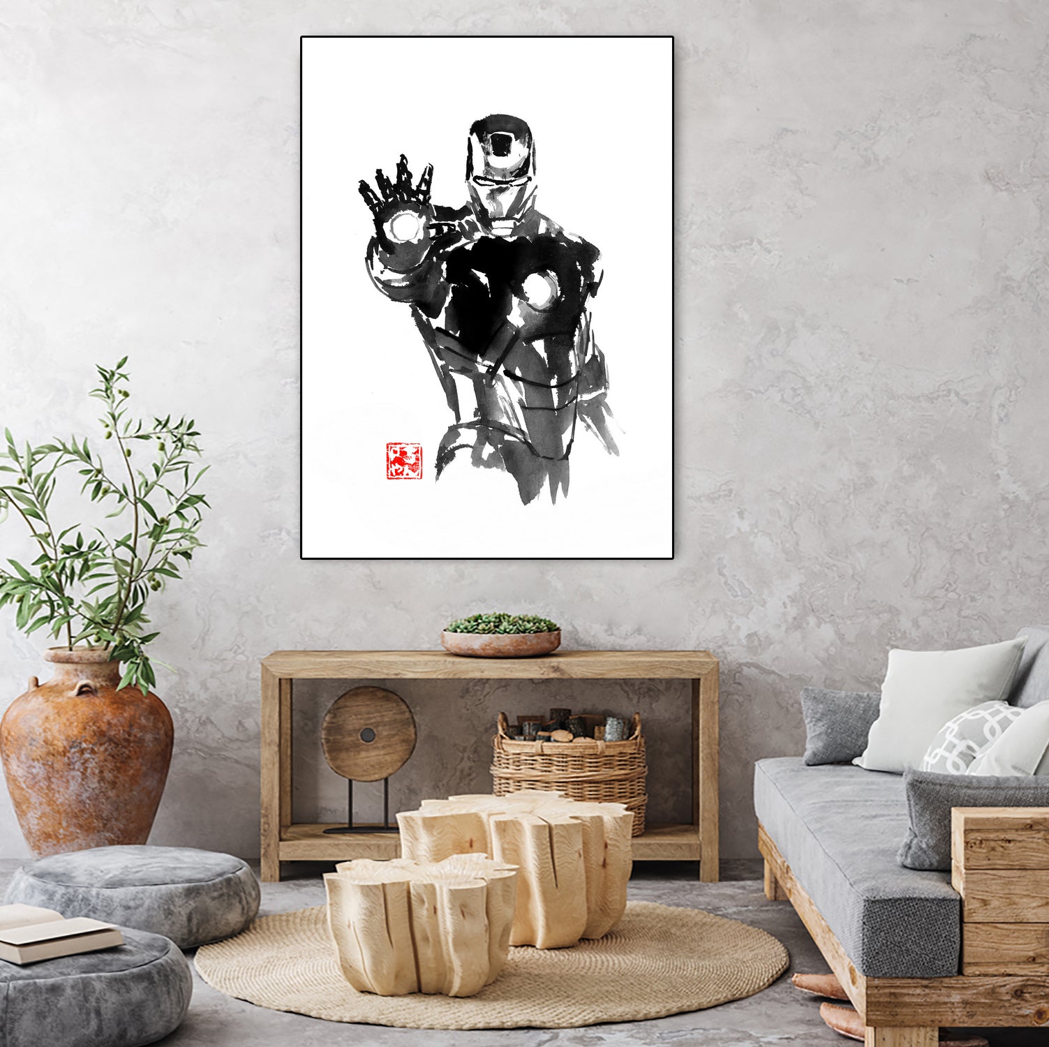 iron man by philippe imbert on GIANT ART - black character design