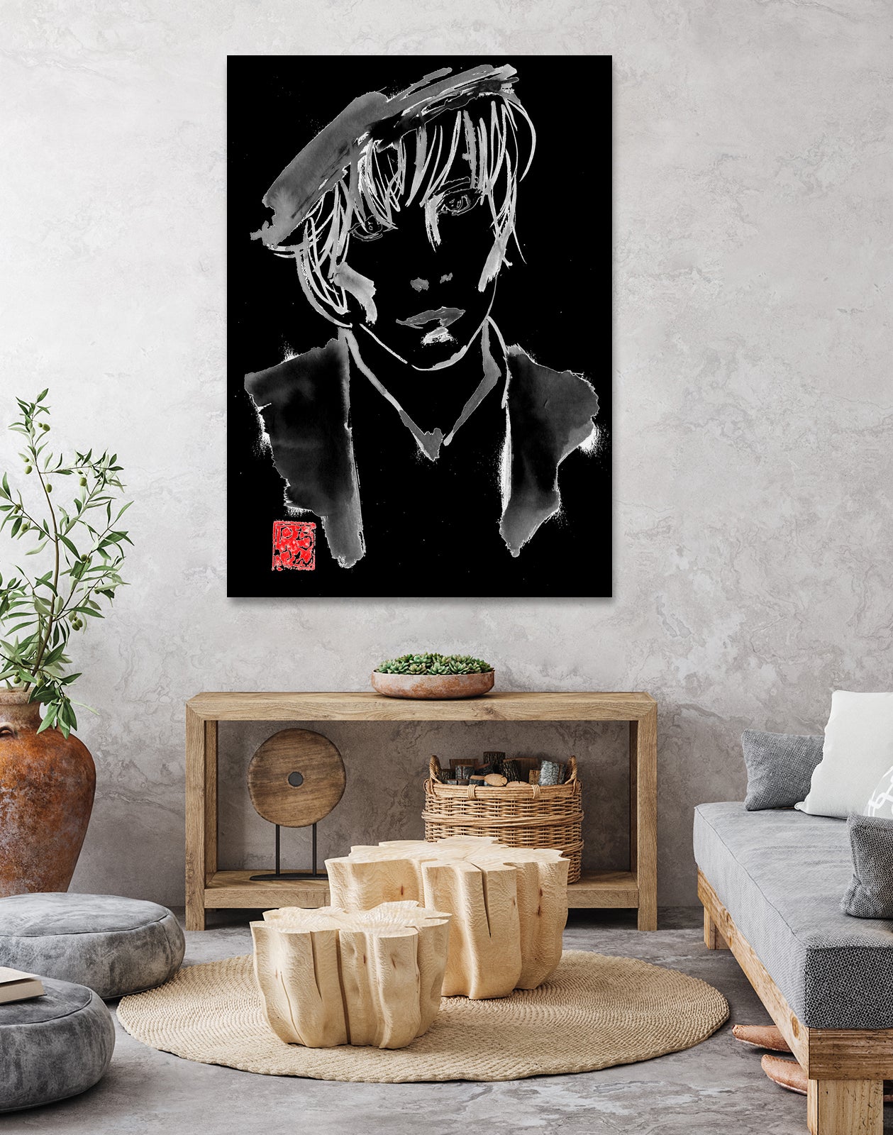 mylene farmer by philippe imbert on GIANT ART - black character design