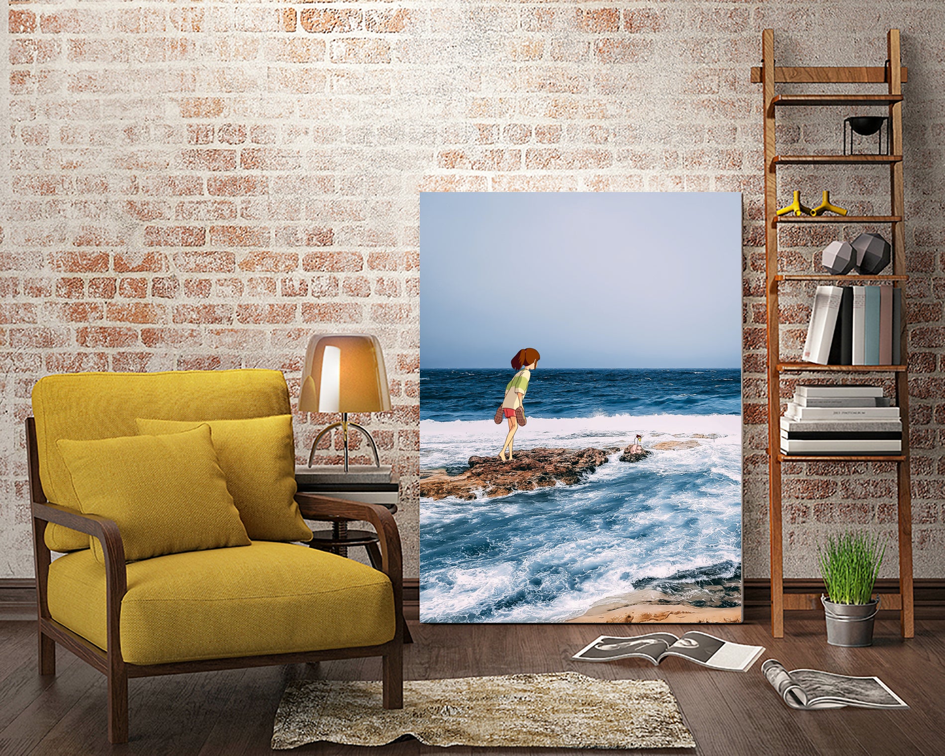 Crisp Salt Air by David Kostap on GIANT ART - blue photo manipulation