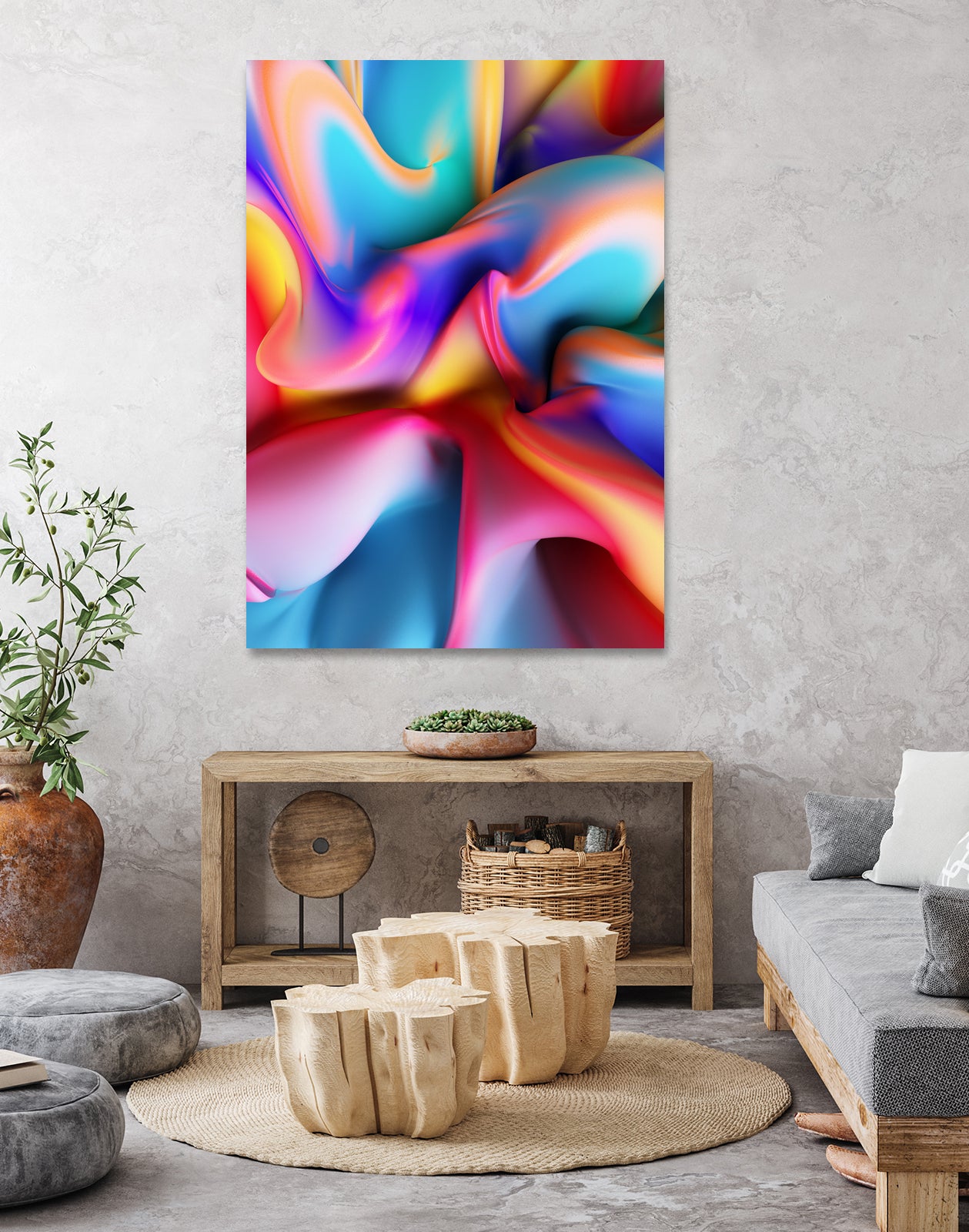 Paint Colorful Splash by Danny Jardim on GIANT ART - yellow digital painting