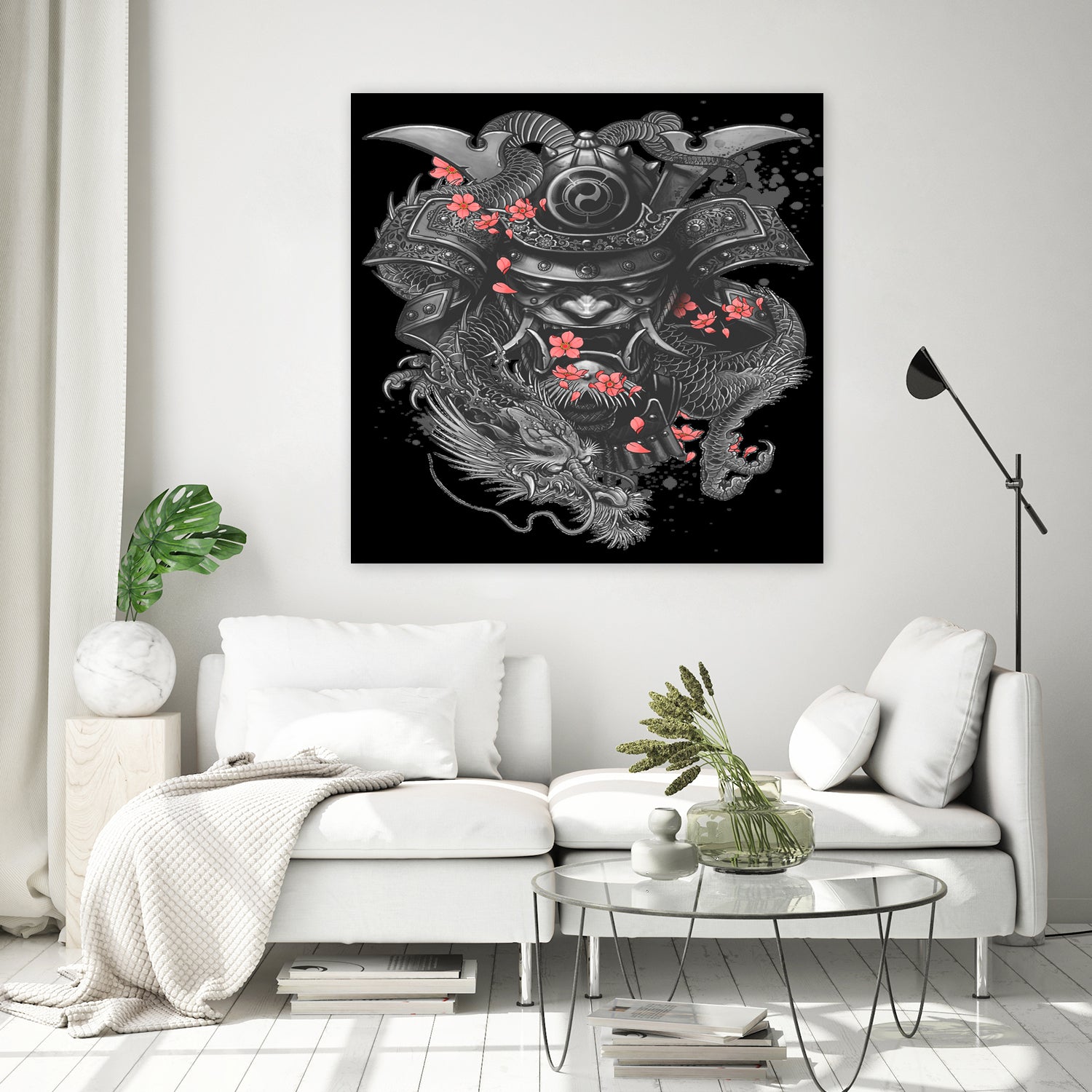 Sleeve tattoo Samurai Irezumi by Herman Wijanarko on GIANT ART - black vector illustration