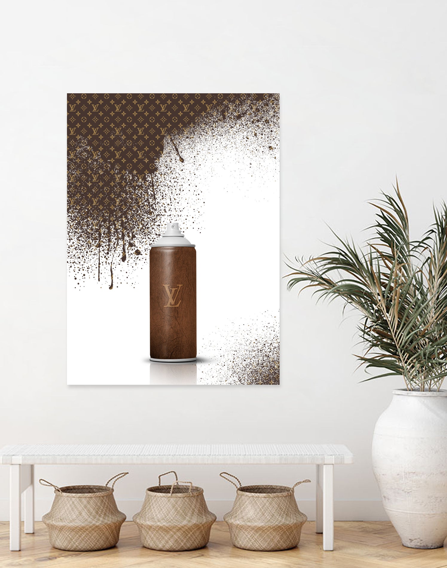 Louis Vuitton Spray Paint by Alexandre Venancio on GIANT ART - black digital painting