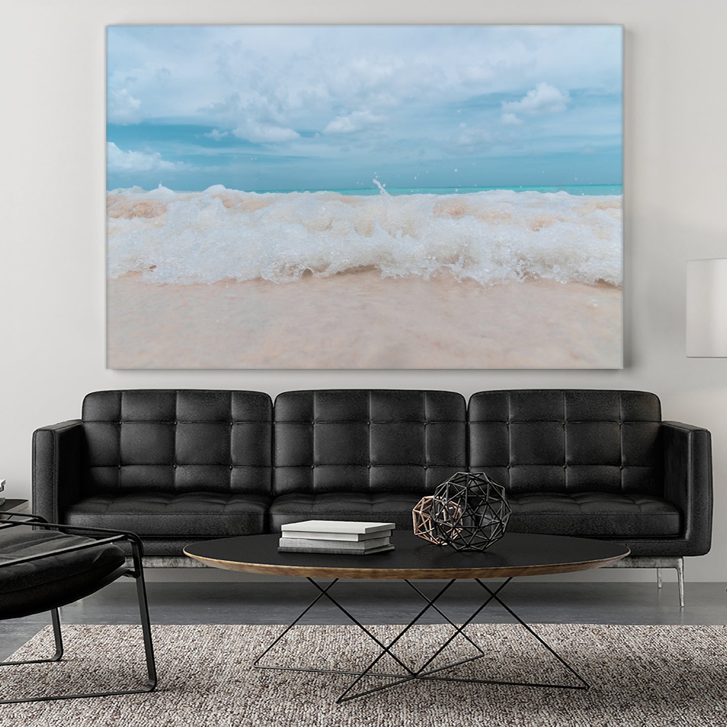 Caribbean Rush 1 by ©AnitasBellasArt on GIANT ART - blue coastal