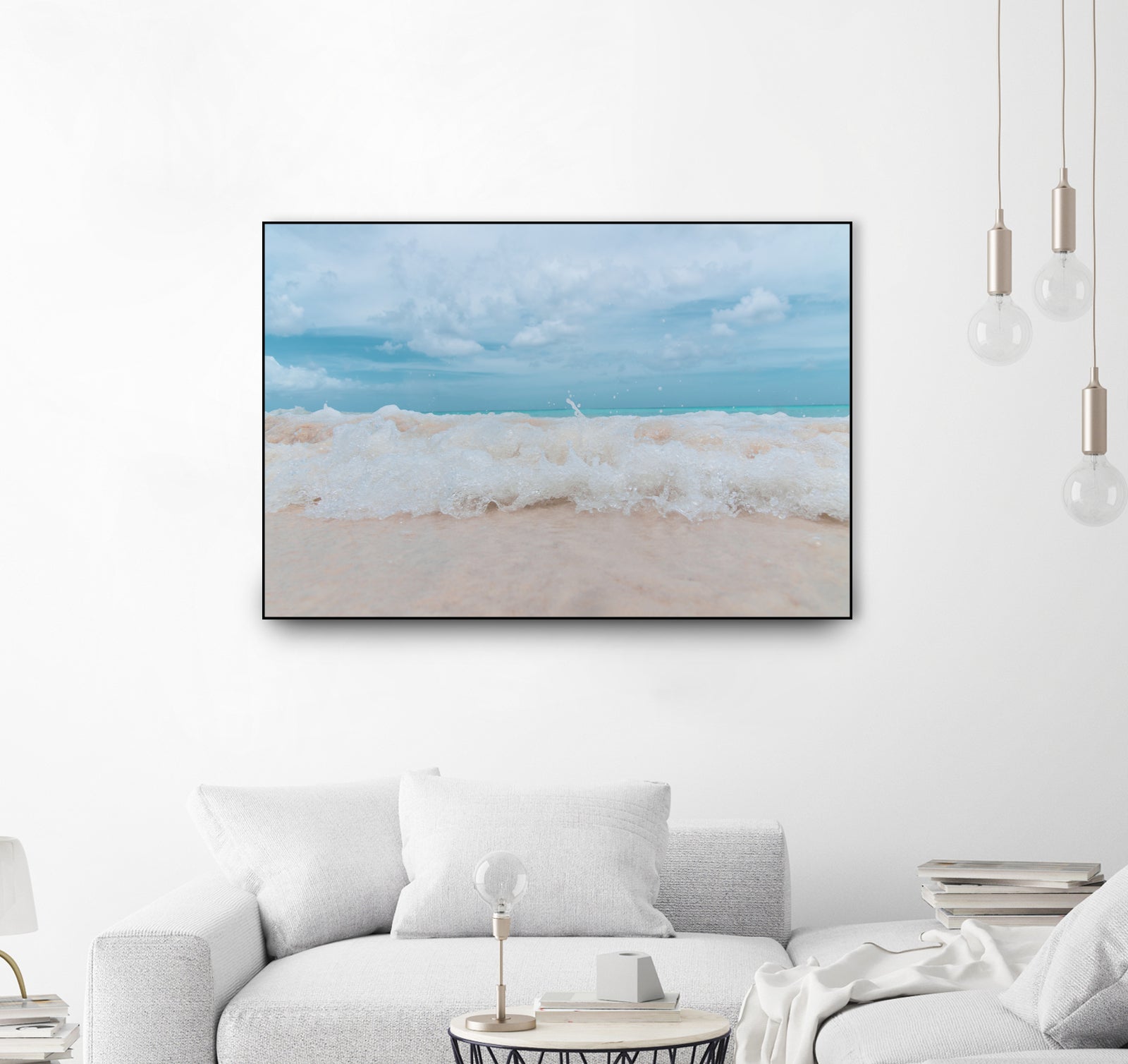 Caribbean Rush 1 by ©AnitasBellasArt on GIANT ART - blue coastal