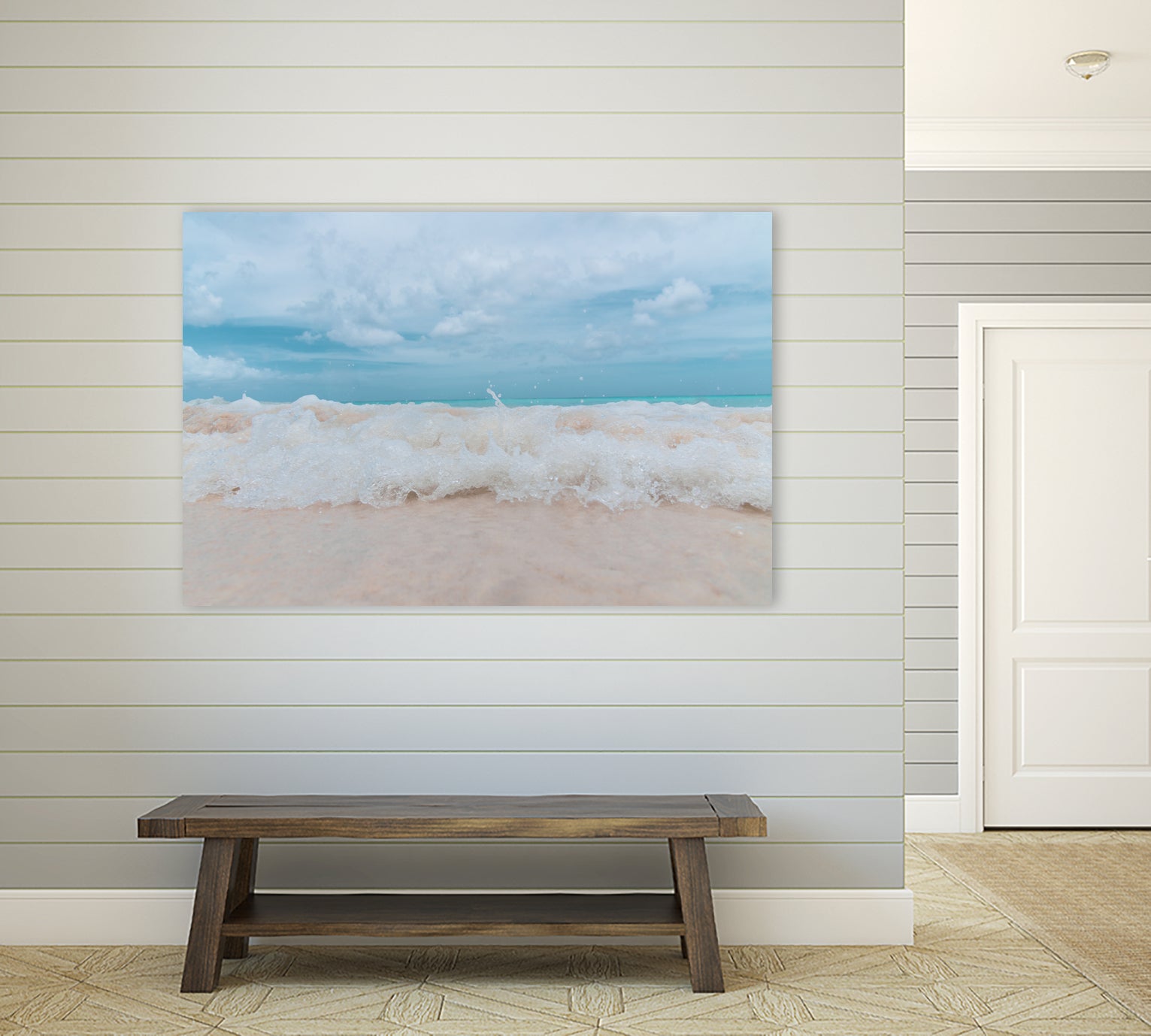 Caribbean Rush 1 by ©AnitasBellasArt on GIANT ART - blue coastal