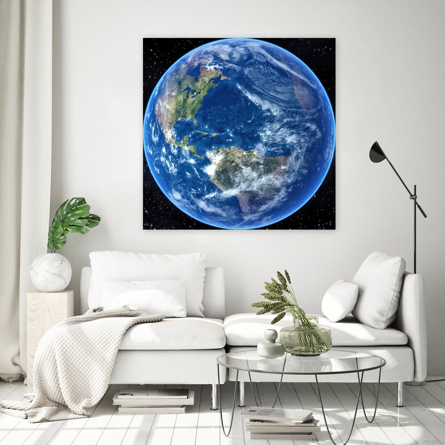 Planet Earth by Tenyo Marchev on GIANT ART - black 3d art