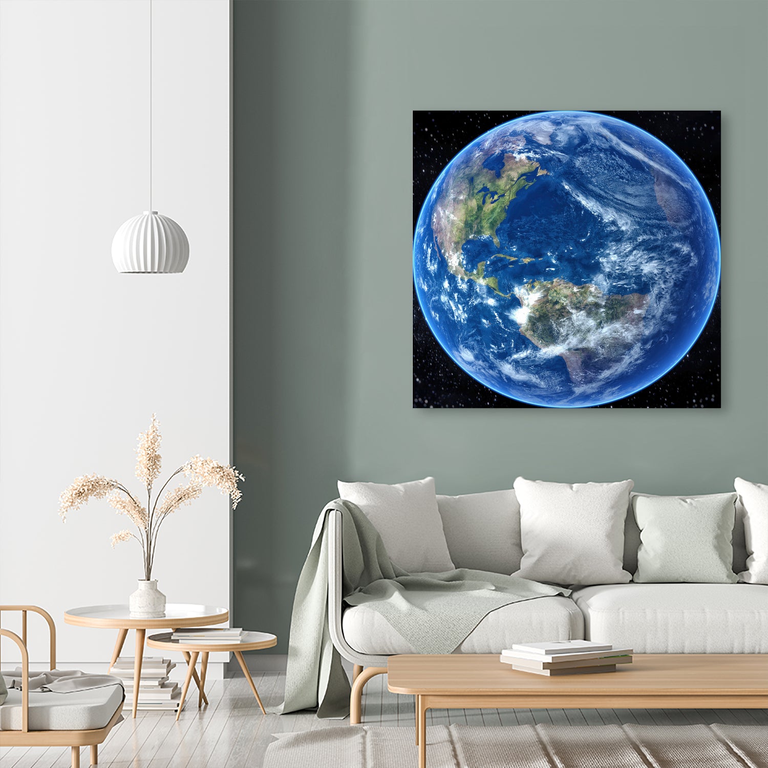 Planet Earth by Tenyo Marchev on GIANT ART - black 3d art