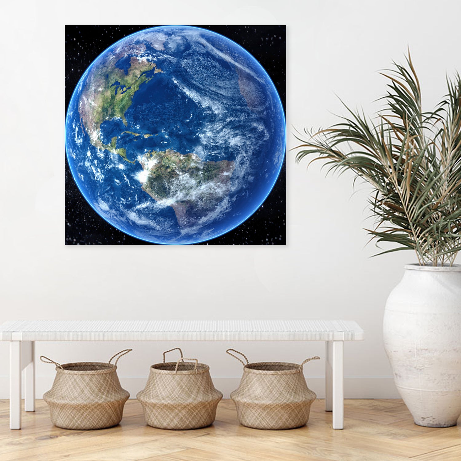 Planet Earth by Tenyo Marchev on GIANT ART - black 3d art
