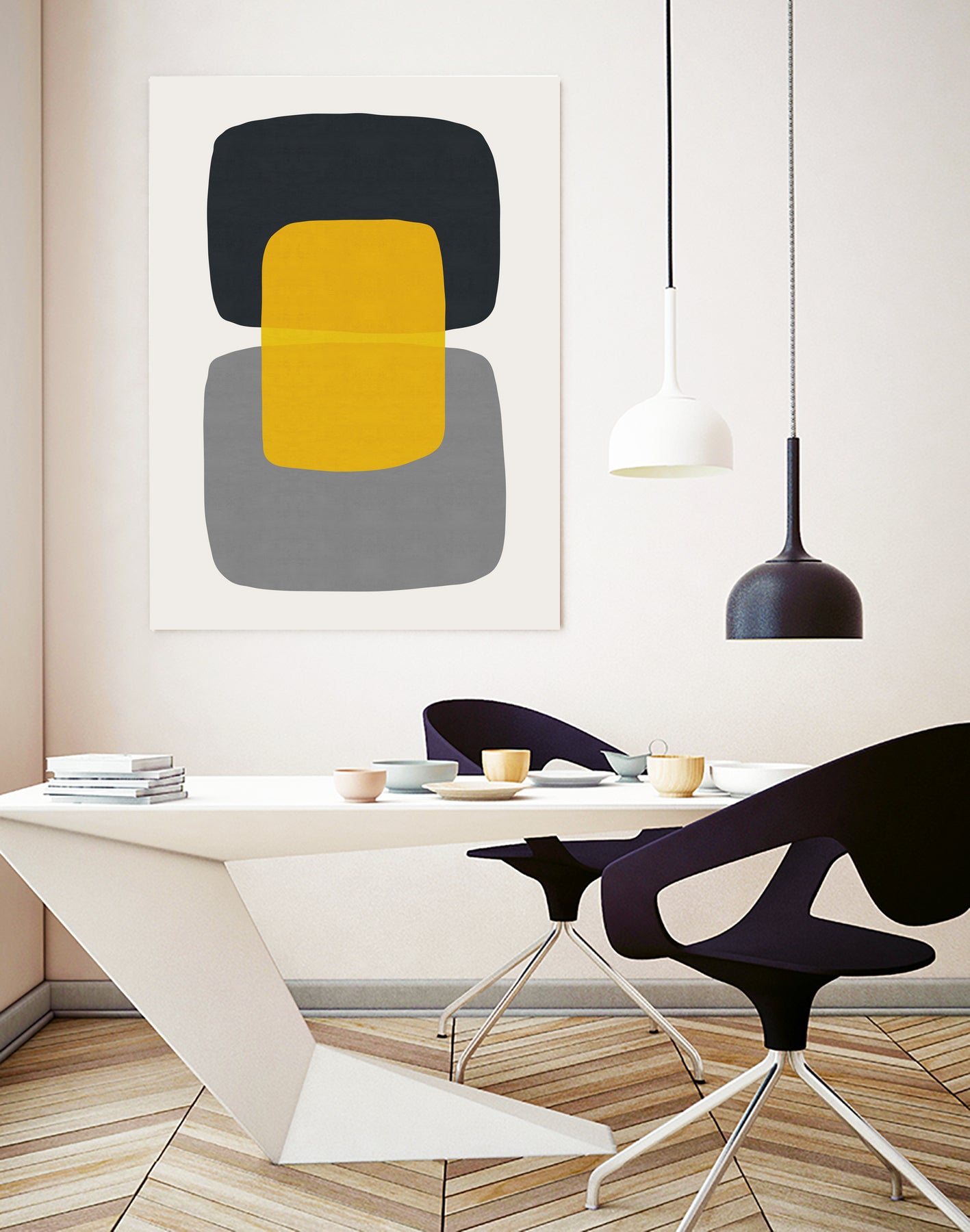 Abstract II by Vitor Costa on GIANT ART - yellow vector illustration