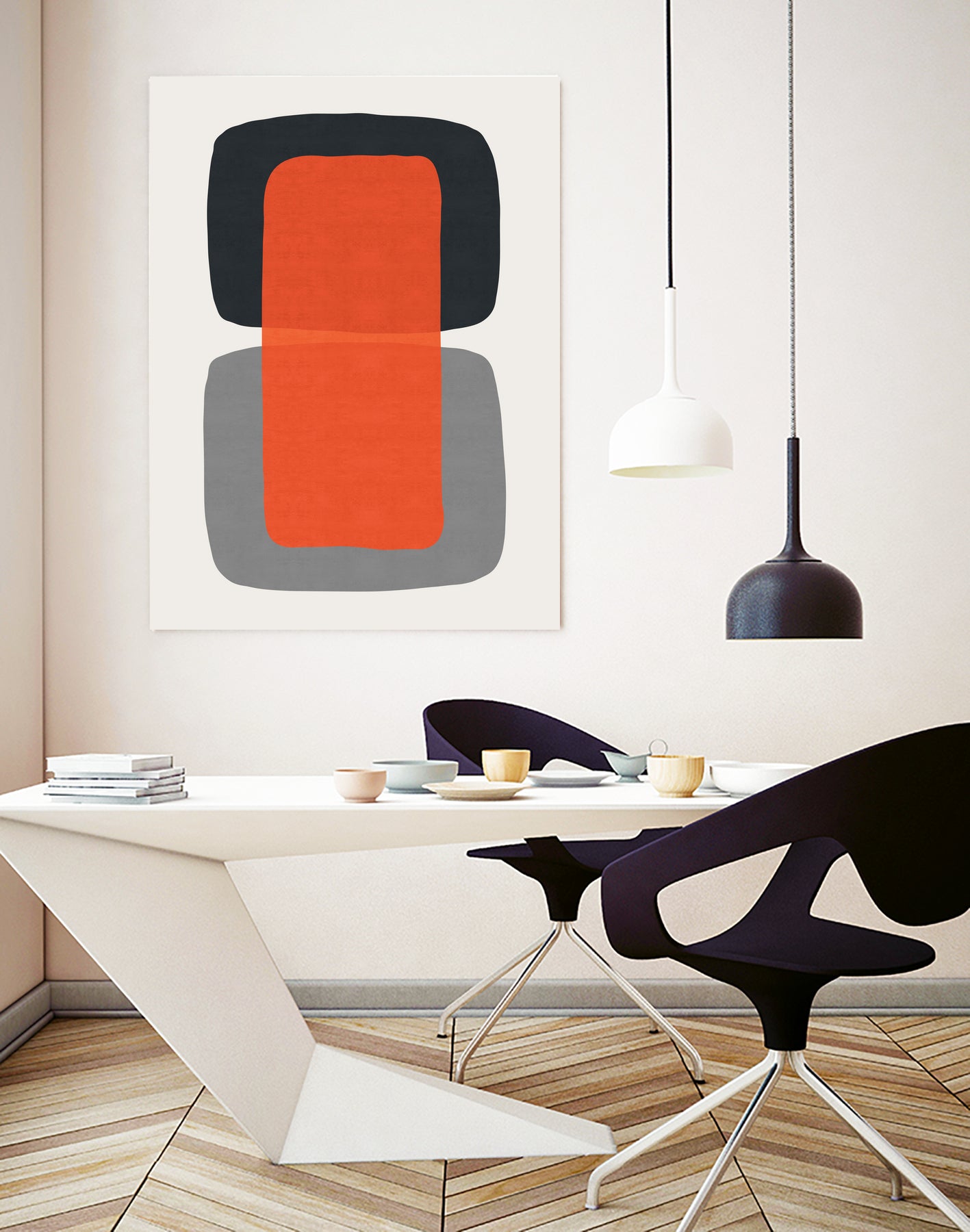 Abstract XXI by Vitor Costa on GIANT ART - red digital painting