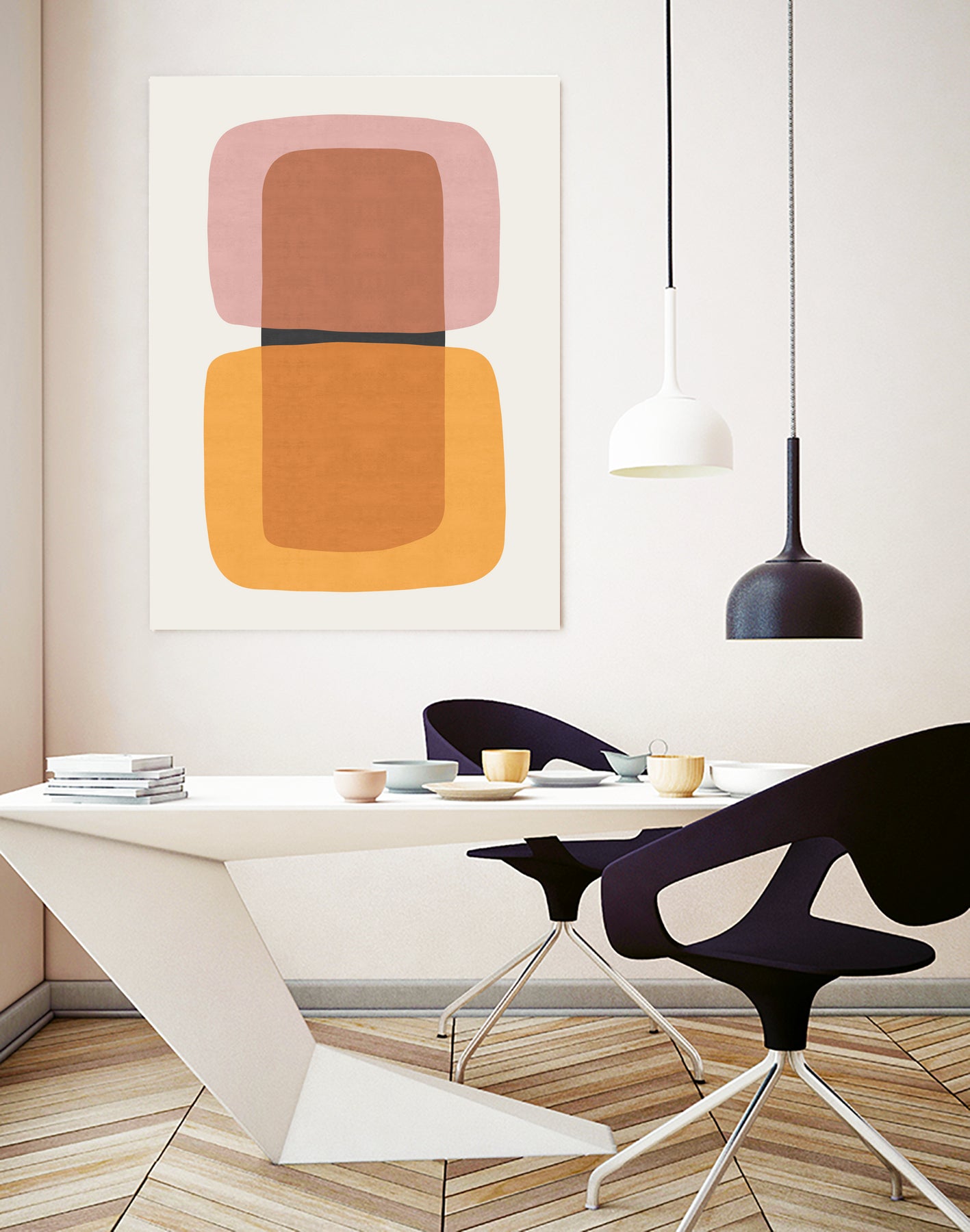 Abstract XXII by Vitor Costa on GIANT ART - pink digital painting