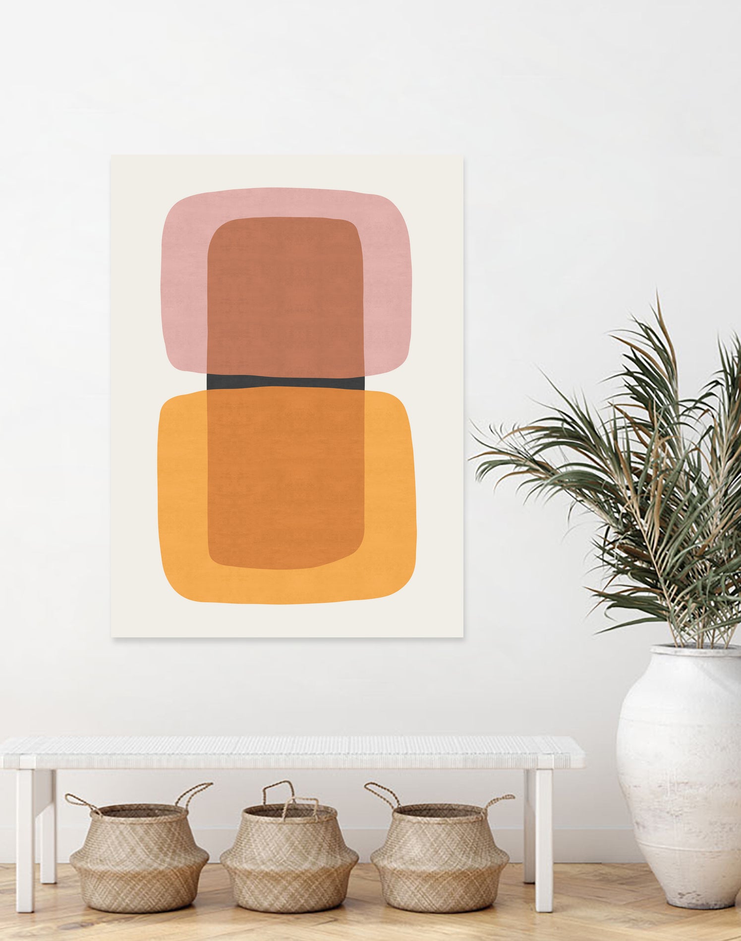 Abstract XXII by Vitor Costa on GIANT ART - pink digital painting