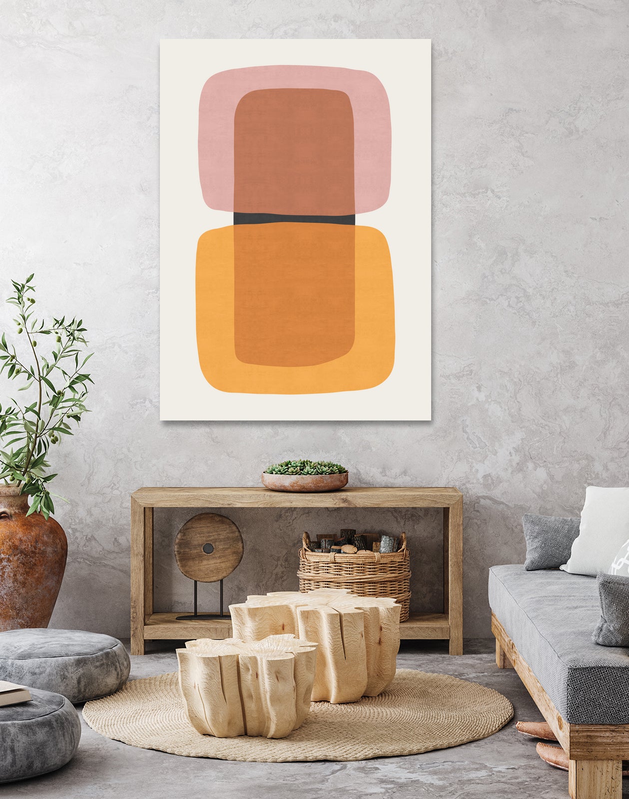 Abstract XXII by Vitor Costa on GIANT ART - pink digital painting