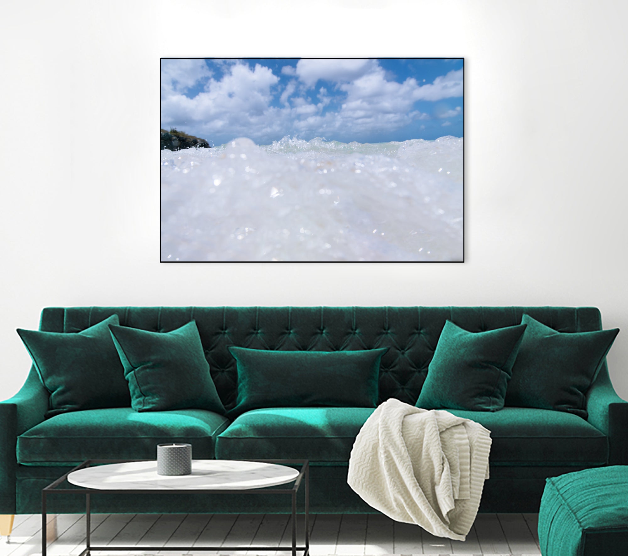 Dive into the Caribbean Sea 1 by AnitasBellasArt on GIANT ART - blue coastal sea