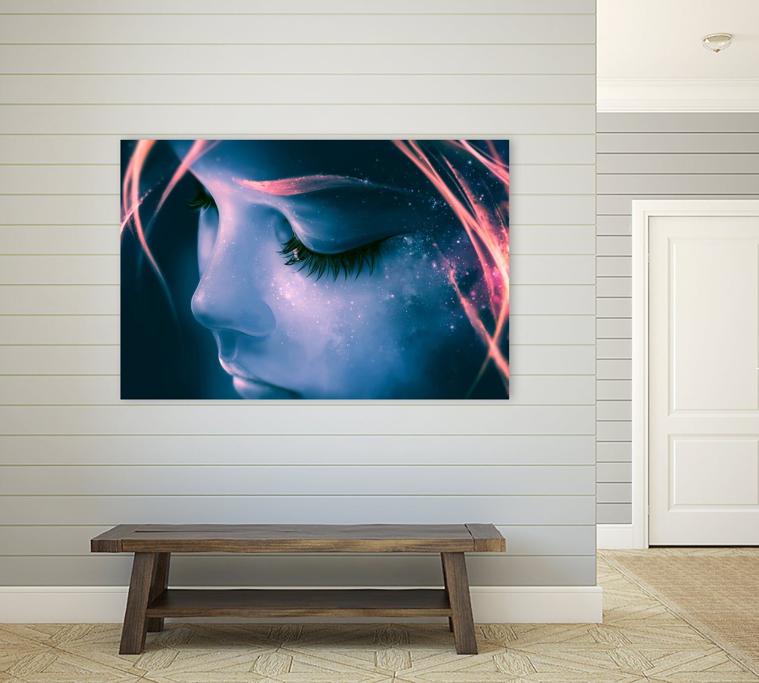 Focus on Yourself by Cyril Rolando on GIANT ART - blue digital painting