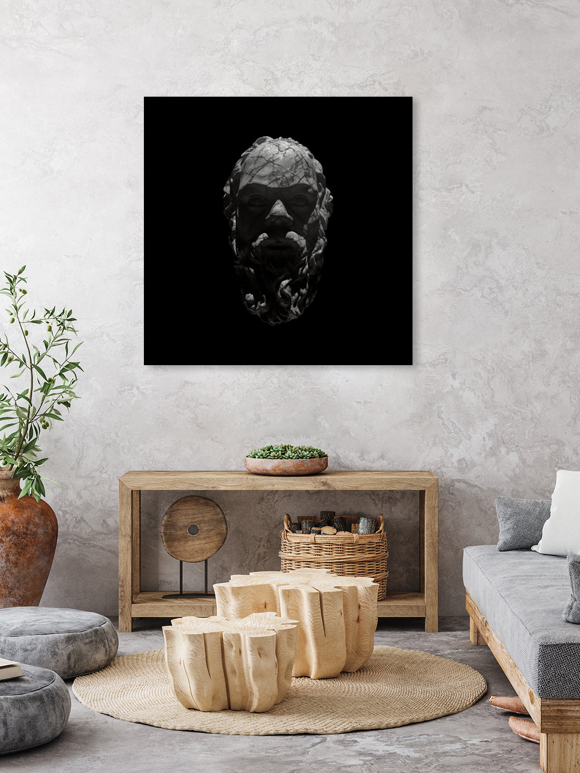 Socrates by Rinat Mirassov on GIANT ART - black 3d art